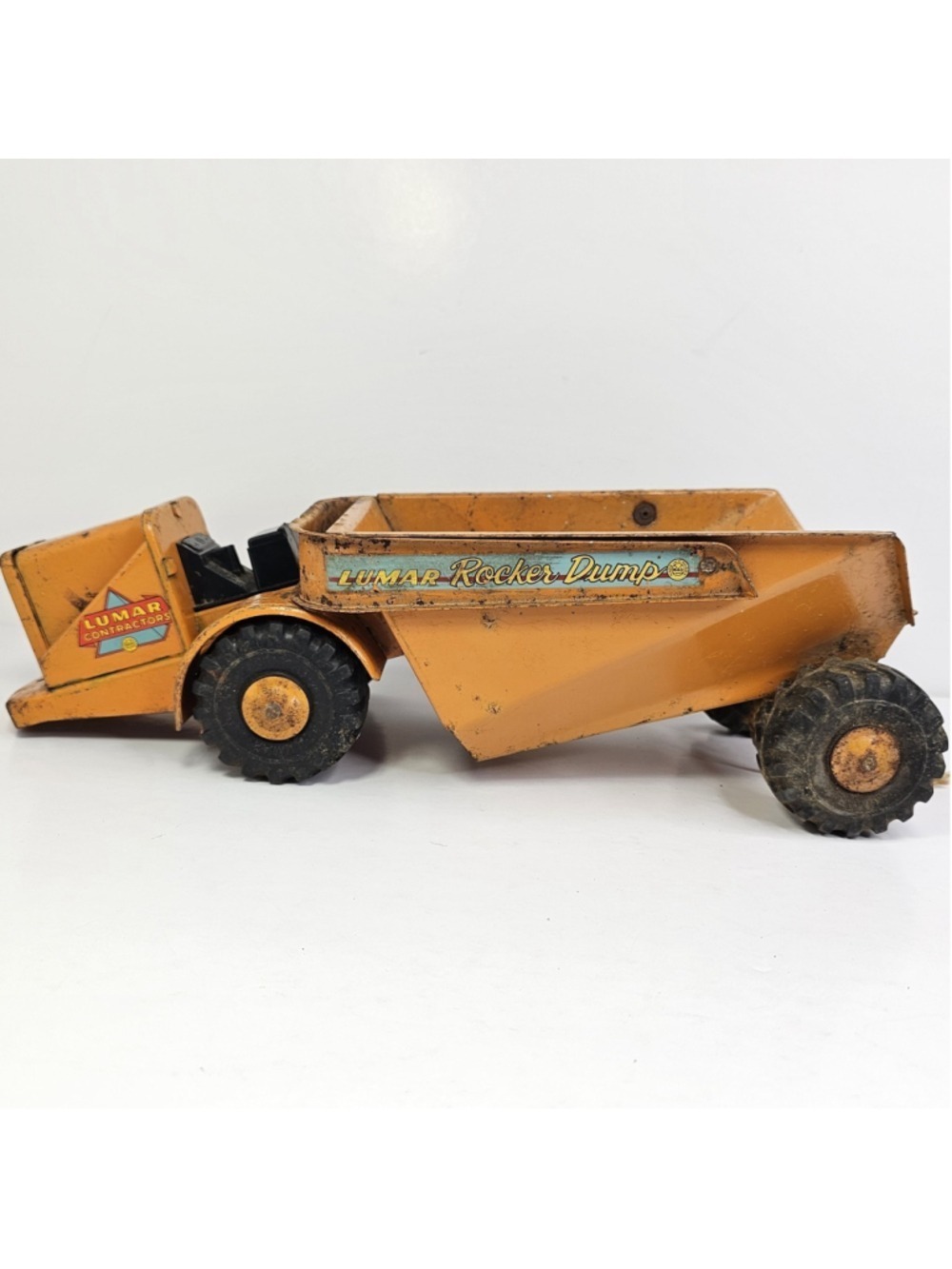 Marx Lumar Rocker Dump Contractors 50s Pressed Steel For Parts/Repair